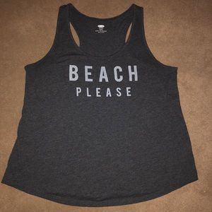 “Beach Please” Tank Top